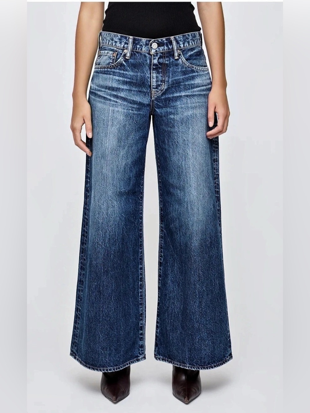 Moussy Vintage Wide Leg Jeans Jeans in Size 26